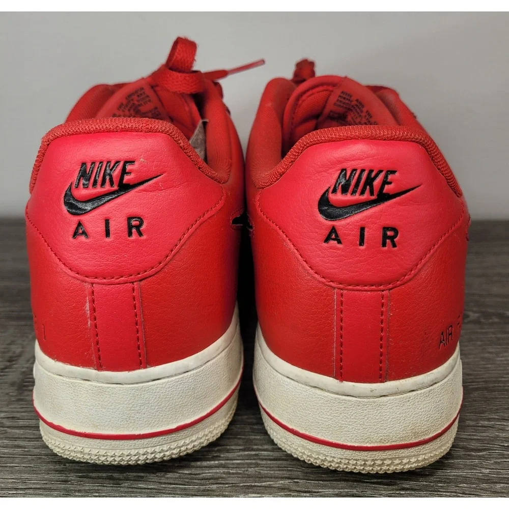 Nike Air Force 1 Low LV8 University Red Carbon Fiber Swoosh CZ7377-600 Men's 11